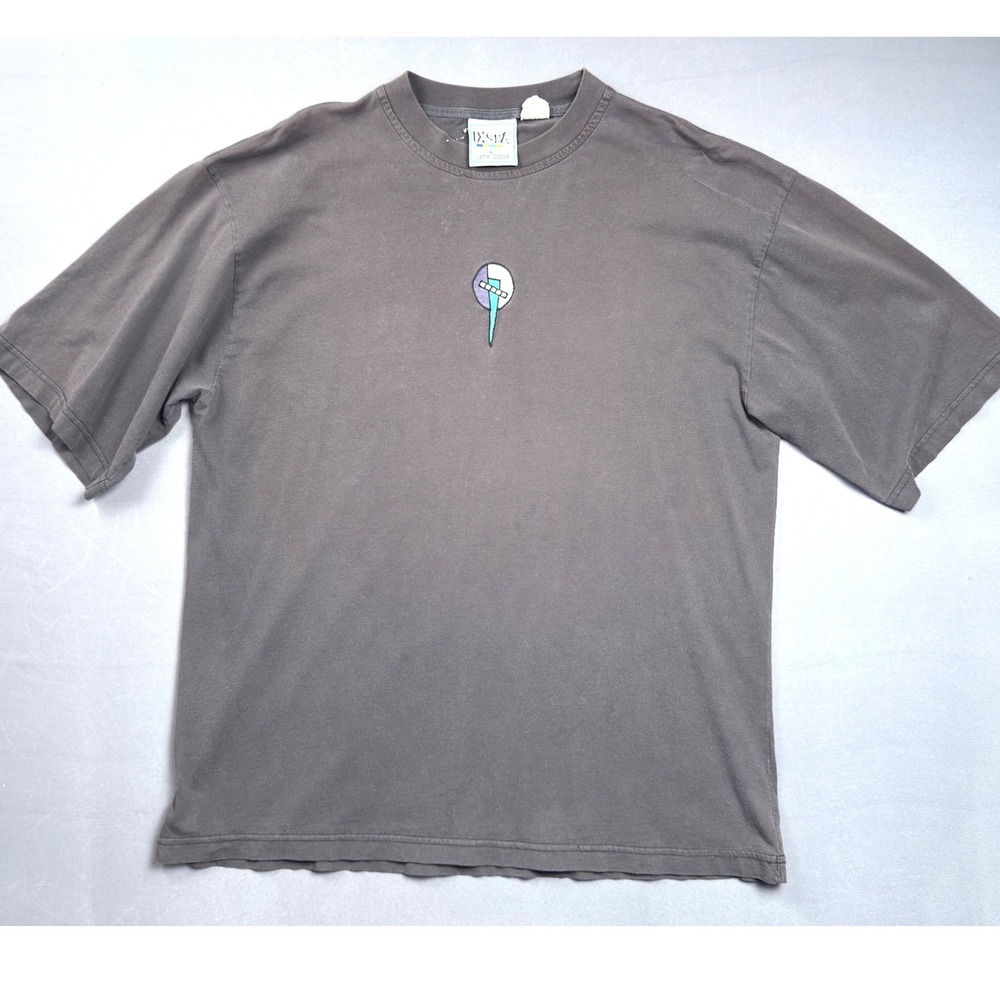 IXSPA Jamie Sadock T-Shirt Mens XL Gray Embroidered Logo‎ Back Spell Out